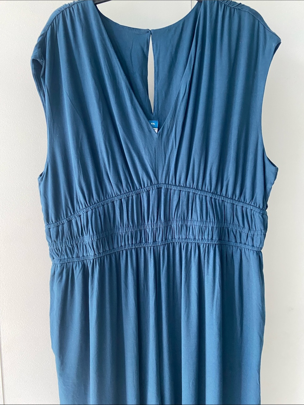 Old Navy Teal Sleeveless V-Neck Jumpsuit